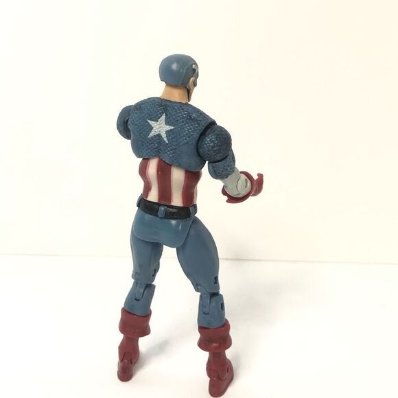 marvel universe captain america 3.75” inch action figure #8 series 2 loose 2009 - Picture 5 of 6